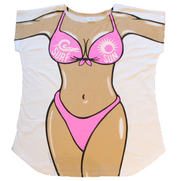 Surf Sun Fun Pink Women's Cover Up