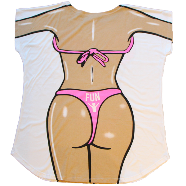 Surf Sun Fun Pink Women's Cover Up