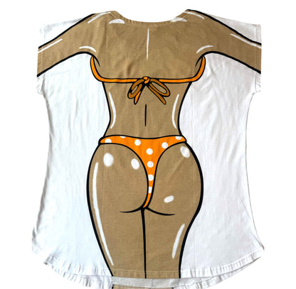 Orange Polka Dot Women's Cover Up
