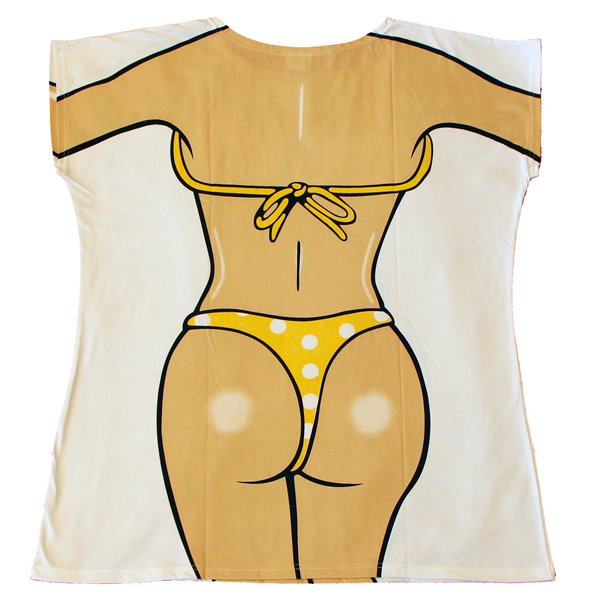 Yellow Polka Dot Women's Cover Up