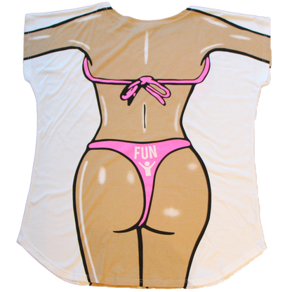 Surf Sun Fun Pink Women's Cover Up