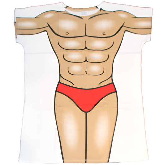 Red Speedo Men's Cover Up