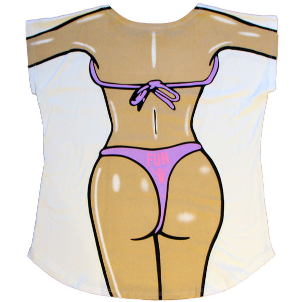 Surf Sun Fun Purple Women's Cover Up